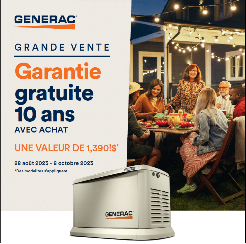 promo generac 28 aout 2023